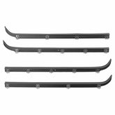 Door Window Seal Belt Weatherstrip 4 Piece Fit For 1987-97 Ford F150 F250 F350